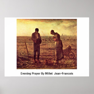 Aftonbön vid Millet (Ii) Jean-Francois Poster