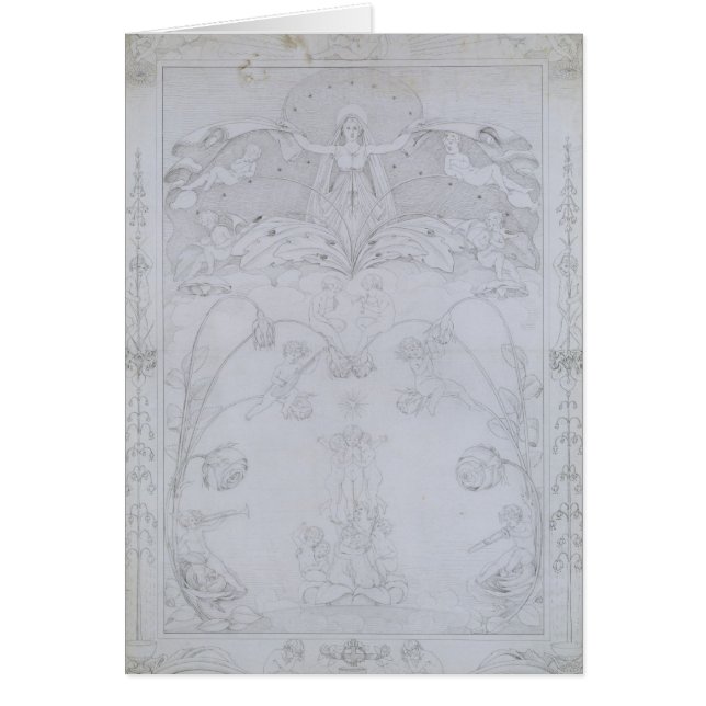 Aftonen 1803 hälsningskort (Framsidan)