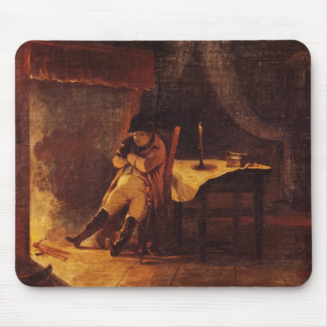 Aftonen av striden av Champaubert, 1814 Musmatta (Framsidan)