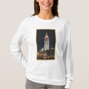 Aftonen beskådar av färjabyggnad t shirt