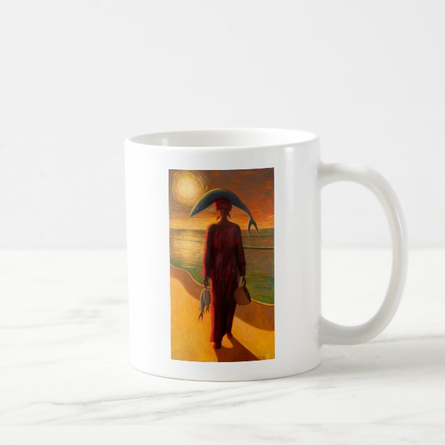 Aftonen fångar kaffemugg (Höger)