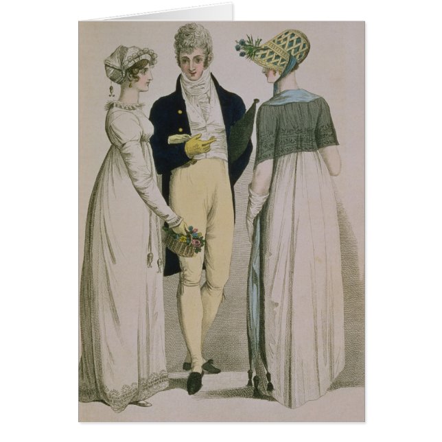 Aftonen klär för illustration hälsningskort (Framsidan)