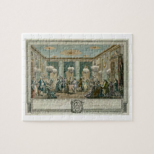 Aftonklänningbollen på huset av monsieuren Vi Pussel (Horisontell)