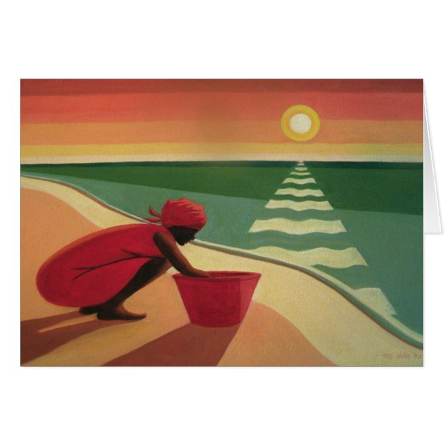 Aftonlugn 2003 hälsningskort (Framsidan Horizontal)