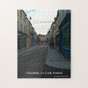 Aftonpromenad i Clonakilty, Co.-kork, Irland Pussel