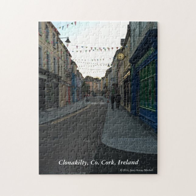 Aftonpromenad i Clonakilty, Co.-kork, Irland Pussel (Vertikal)