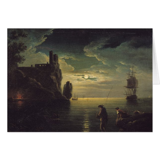 Aftonsjölandskap Hälsningskort (Framsidan Horizontal)