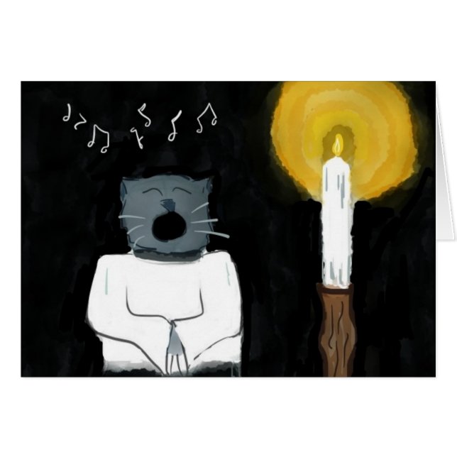 Aftonspinnande OBS Kort (Framsidan Horizontal)