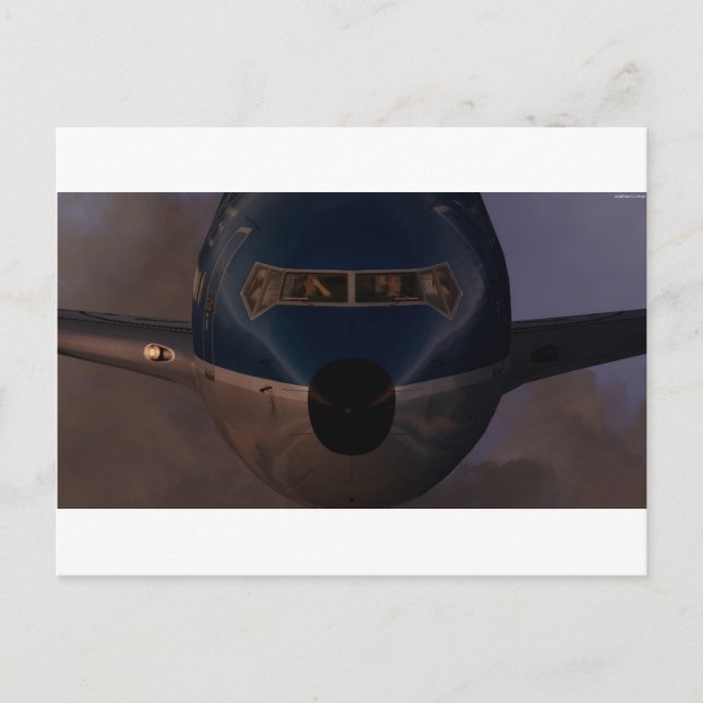 Aftonvykort för DAX B737 Vykort (Framsida)