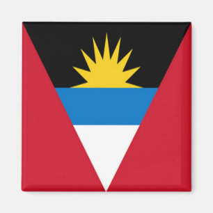 AG - Antigua och Barbuda - Flagga Magnet