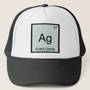 Ag - Avant Garde Kemiskt Element Symbol T-Shirt Truckerkeps