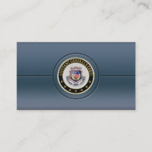 AG Corps Regimental Insignia [3D] Visitkort