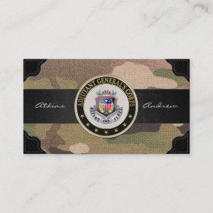 AG Corps Regimental Insignia [3D] Visitkort
