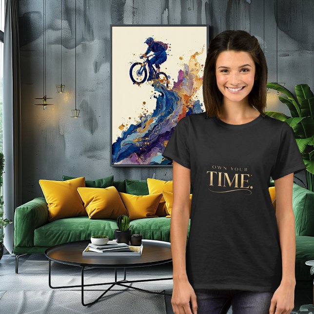 Äg din tid Minimalistisk Empowerment Citat Design T Shirt (Skapare uppladdad)