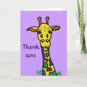 AG-Giraffe-tackkort Tack Kort