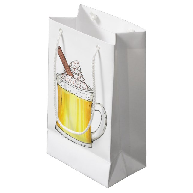 Äg Nog Eggnog-julvintertid Helgdag Gift Bag (Framsidan Vinklad)