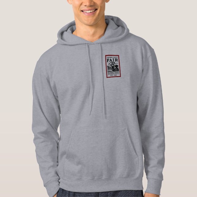Ag Samhälle Mans Grå Hoodie (Framsida)