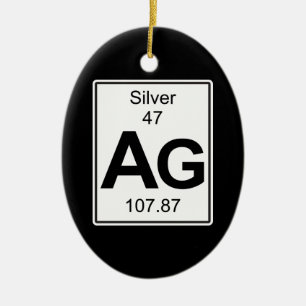 Ag - Silver Julgransprydnad Keramik