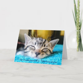 Ag Smaoineamh Ort Thinking of you Foled Card Kort