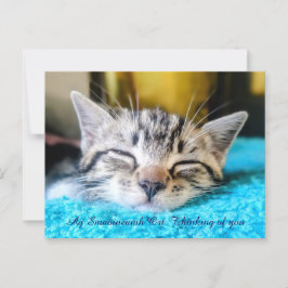 Ag Smaoineamh Ort Thinking of you vycard Vykort