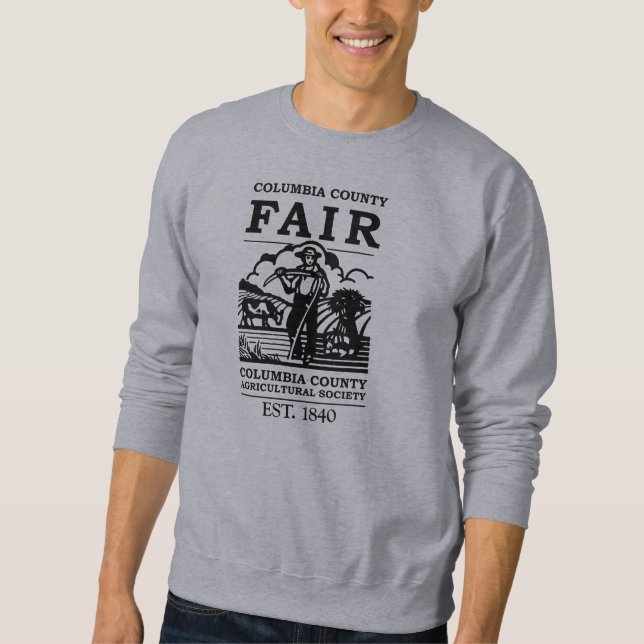 Ag Society Herr Ljus färg Crewneck Tröja Lång Ärmad Tröja (Framsida)
