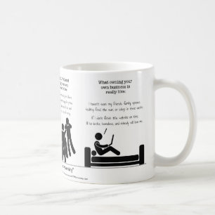 Äga din egna affär: Sanning i advertizing Kaffemugg