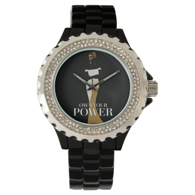 Äga din makt: En Porträtt av tillit och tillit Armbandsur (Framsida)