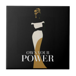 Äga din makt: En Porträtt av tillit och tillit Kakelplatta