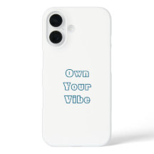 Äga din vibe - Snyggt iPhone 16 Fodral bakåt