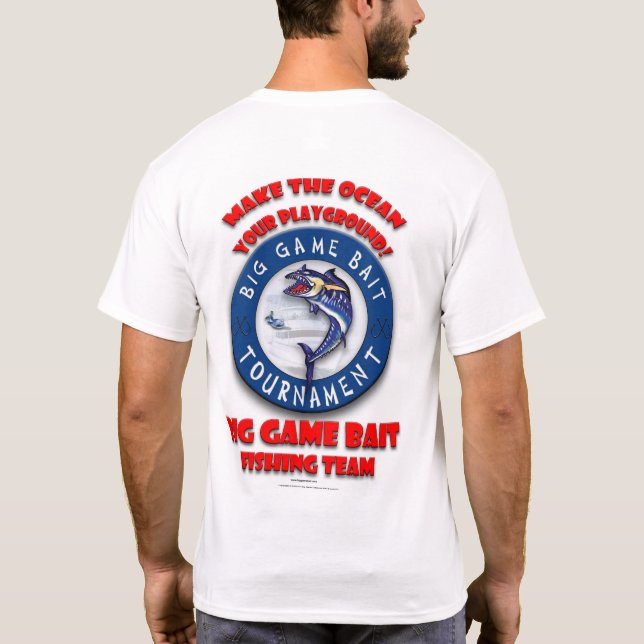 Äga hav! "Wahoo ", Tee Shirt (Baksida)