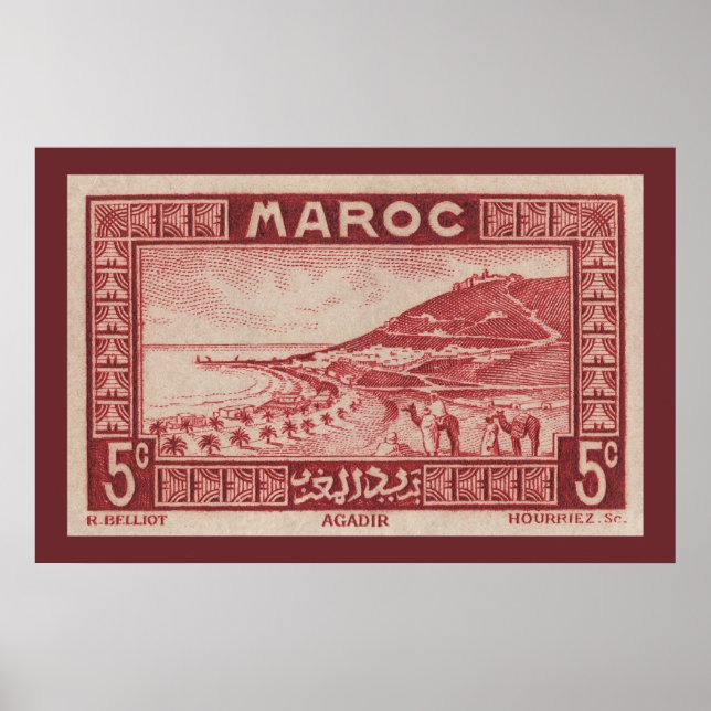 Agadir, Marocko - Poster (Framsidan)
