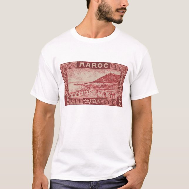Agadir Marocko - T-tröja Tee (Framsida)