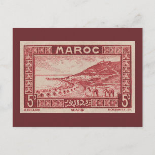 Agadir, Marocko - vykort