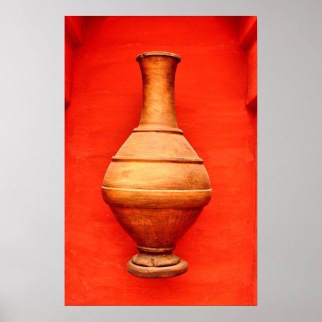 agadir morocco medina wood vas burk folkislamic b poster (Framsidan)