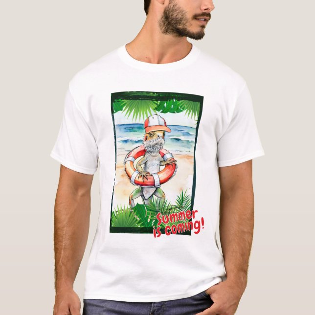 Agama "Sommaren kommer!" T Shirt (Framsida)