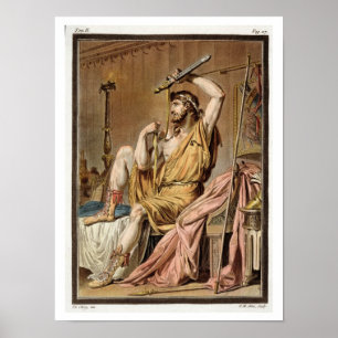 Agamemnon dräkt för "Iphigenia i Aulis" vid Jea Poster
