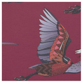 Agami heron garnet-väv tyg