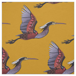 Agami heron guld tyg