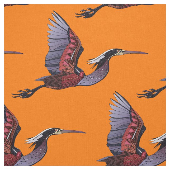 Agami öron orange tyg (Provkarta)