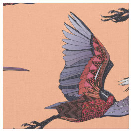 Agami öron, persikoväv tyg