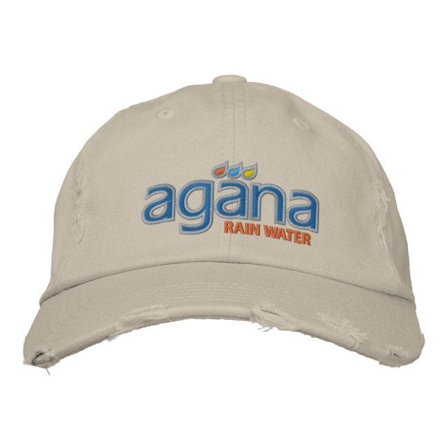 Agana - Logotyp Cap Broderad Keps (Framsida)