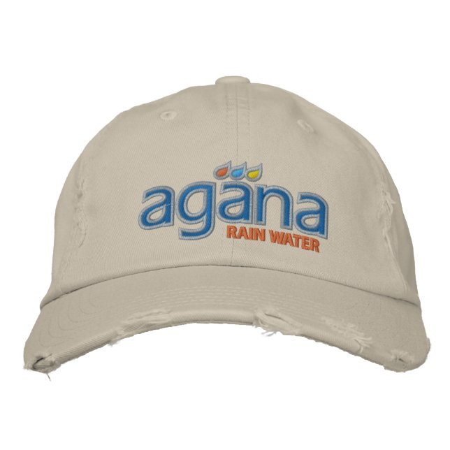 Agana - Logotyp Cap Broderad Keps (Framsida)