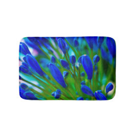 Agapanthus blå blomma Bath mat Badrumsmatta