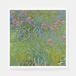 Agapanthus Flowers (av Claude Monet) Pappersservett