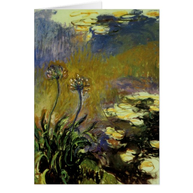 Agapanthus Hälsningskort (Framsidan)