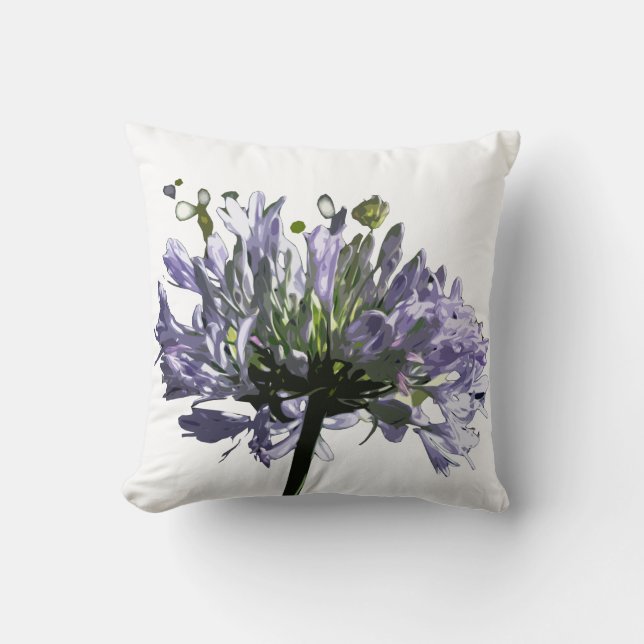 Agapanthus pelare kudde (Framsida)