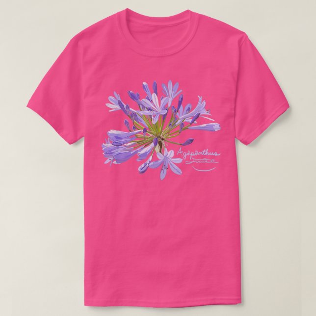 Agapanthus T Shirt (Design framsida)