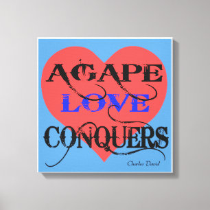 Agape Canvastryck
