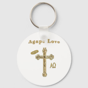 Agape kärlek nyckelring