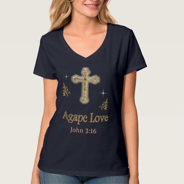 AGAPE KÄRLEK t-shirts (Framsida)